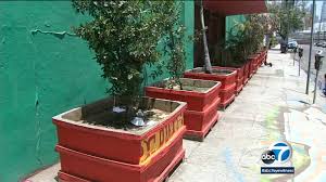Then you'll be surprised to see all the stylish terracotta pots on our list! Planters Other Obstacles Being Used To Block Homeless Camps In Los Angeles Abc7 Los Angeles