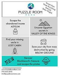 I liked how creative the clues were and that valley of the kings in tahoe is slightly different than the one in reno, allowing you to play at both locations while still challenging your brain. Puzzle Room Reno 2021 All You Need To Know Before You Go With Photos Tripadvisor