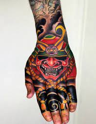 The relationship between tattoos and japan is very rocky. Japanese Hand Tattoo By Skeleton Man Tattoonow
