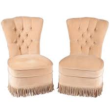 Pair Of French Boudoir Chairs Chair Slipper Chairs Furniture