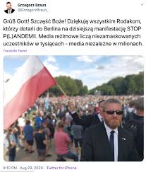 Grzegorz braun is the author of system. Kapturak On Twitter Notiz Zur Transnationalitat Der Berlin Demo Aus Polen Dabei War Der Parlaments Abgeordnete Der Rechtsextremen Konfederacja Grzegorz Braun Braun Ist Einer Der Schillerndsten Antisemitischen Verschworungsideologen In Polen Und