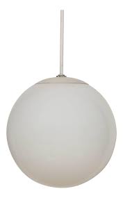 1960s Large Glass Globe Pendant Lamp Chairish