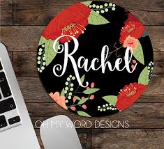 Mouse Pad Hidroludica Raton Mouse Pad Personalizados Etsy Name Plate Design Decorative Boards Crafts