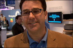 Seagate's Home Entertainment Booth at CES