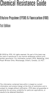 Epdm Fkm Chemical Resistance Guide Pdf Free Download