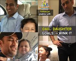 Vanitha vijayakumar the eldest daughter of actors vijayakumar and manjula after a long struggle is now a celebrity in her own right after her stint in 'bigg boss 3' hosted by kamal haasan. Troll Dhoni Haters Tamil Version On Twitter Dad Daughter Goals Renovator7 Follow Us Tdhtv Offl Dhoni Dhonism