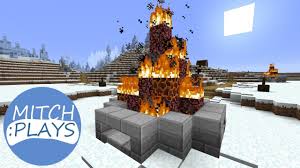 You can use soul wand to turn it into a soul fire. Easy Ancient Fire Pits Mitch Plays Minecraft Ep 355 Youtube