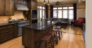 Oakley Ave Kitchen Hardwood Floors In Kitchen Wood Floor Kitchen Stained Kitchen Cabinets