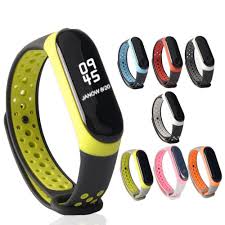 Mi Band 3 Strap Bracelet Sport Silicone Watch Wrist Miband 3 Strap Accessories Miband3 Bracelet S Accessories Bracelets Silicone Bracelets Consumer Electronics