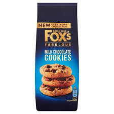 Hier erhalten sie alle hinweise zu cookies. Fox S Milk Chocolate Cookies 180g Tesco Groceries