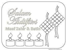 Kartu ucapan selamat hari raya idul fitri mewarnai gambar. Mari Mewarna Kad Selamat Hari Raya Dan Sampul Duit Raya Gambar Mewarna