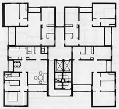Oswald Mathias Ungers Possible Floor Plan Residential Block At Eichhorster Weg Markisches V Architectural House Plans Layout Architecture Architecture Plan