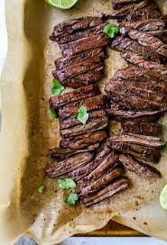 Fish sauce adds an umami burst to this tender cut of meat. Beer Marinated Skirt Steak Tacos With Corn Salsa