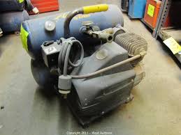 More images for airmate emglo air compressor » West Auctions Auction First Auction Of Mayta Jensen Inc General Building Contractor In San Francisco Ca Item Emglo Air Mate Electric Air Compressor
