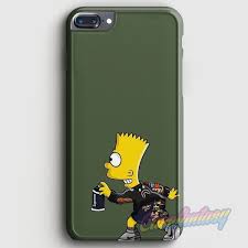 Bart Simpson Bape Bomber Jacket Iphone 7 Plus Case Casefantasy