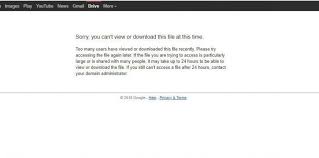 Fix Google Drive Download Limit Quota Exceeded Error Geekrar