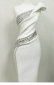 Glam White Dress With Diamonds Floor Length Prom Dress Cr 2551 In 2020 Pretty Dresses Fashion Fancy Dresses