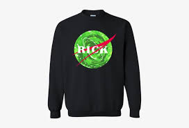 Official rick and morty merchandise can be found at zen monkey studios, and at ripple junction. Mens Rick And Morty Rick Nasa Logo Portal Shirt Black Sudaderas Rick Y Morty Png Image Transparent Png Free Download On Seekpng