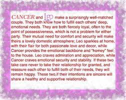 Cancer compatibility with leo in love, life, sex, communication, friendship and trust. Quotes About Cancer And Leo Quotesgram