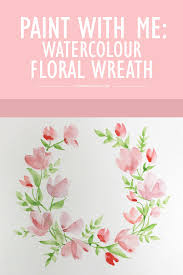 Check out this tutorial to see how watercolor paints will make your nails pop. Paint With Me Watercolour Floral Wreath Tutorial For Beginners Wonder Forest