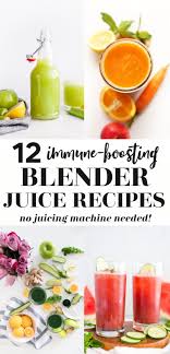 Includes a juice plan with shopping lists and recipes. 12 Healthy Blender Vitamix Juice Recipes Nutrition In The Kitch
