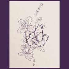 Tattoo Idea Paperwhites Top Are The December Birth Flower Magnolias Middle Symbolize Digni Black And White Flower Tattoo Tattoos December Birth Flower