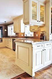 Traditional Antique White Kitchen Cabinets Brown Wall Color Cabinet Color An Antique White Kitchen Cabinets Antique White Kitchen Off White Kitchen Cabinets