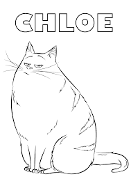 Cats of the secret life of pets. The Secret Life Of Pets Coloring Pages Best Coloring Pages For Kids