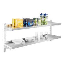 Stainless steel kitchen wall shelves ukrainian alphabet sounds. Stainless Steel Wall Shelf Commercial Kitchen Shelf 140x30cm 35kg 4250928635464 Ebay