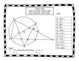 Spin big wheel probability lesson info circle graph worksheets pdf. Geometry Circles Arcs And Angles Big Problems High School Math Circle Geometry Angles