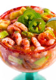 Peel and eat shrimp cocktail | shell on poached shrimp. Mexican Shrimp Cocktail Quick 15 Minute Recipe
