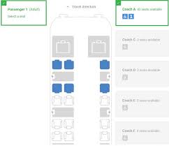 why cant you select seats on amtrak trains in the usa