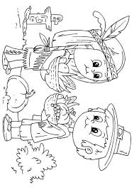 Coloring Page Native American And Pilgrim Img 22997 Fall Coloring Sheets Thanksgiving Coloring Pages Thanksgiving Drawings