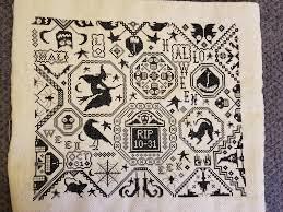 The red & the black ii brand: Fo For Thine Is The Trick And The Treat Crossstitch