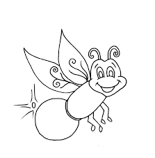 Tie a knot in the center of your tulle and then affix it to the top with hot glue to give your bug some wings. Pin By Rochelle On Insects Coloring Pages Firefly Images Drawings