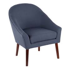Bacci Contemporary Accent Chair In Blue Fabric Lumisource Chr Bacci Wl Bu Contemporary Accent Chair Accent Chairs Blue Accent Chairs