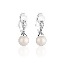 Get it as soon as fri, jun 4. Clip On Earrings With Pearl Drop Silver Plated Earrings Newbridge Silverware
