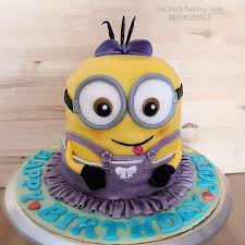 Leave to cool completely before continuing. Cute Cartoon Minions Cake Home Bake Fondant Birthday Celebrations Party Graduation Food Drinks Homemade Bakes On Carousell