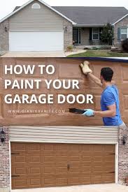 Artfully molded fiberglass surface layers over a durable steel door; Giani English Oak Wood Look Kit For Garage Doors Diy Garage Door Garage Doors Garage Floor Paint