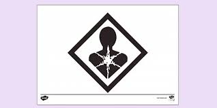 One or more pictograms might appear on the labelling of a single chemical. Free Long Term Health Issues Hazard Sign Colouring Sheet Colouring