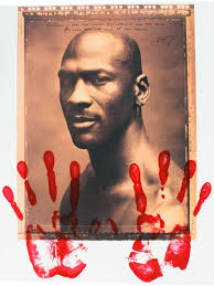 Michael Jordan "Hands" lithograph