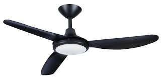 #3 best small ceiling fan. Polar Dc Cct Led Ceiling Fan By Hunter Pacific In Matt Black 48