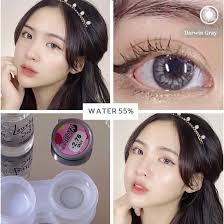 ✨ Darwin gray (lovely soft) ขนาดมินิ mini ☀️กรองแสง uv  ✔️เลนส์แท้จดทะเบียนถูกต้อง (บิ๊กอาย คอนแทคเลนส์ Bigeye)