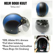 Tp998381220note :bisa diretur jika barang diterima dalam keadaan rusak/ lecet baik karna. Helm Bogo Retro Kulit Murah Hitam Biru Kaca Bogo Ori Datar Helm Bogo Full Leher Diana Helm Shopee Indonesia