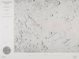Apollo 11 Landing Site Chart Signed Artsy
