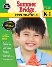 Parents.avoid the summer slide with carson dellosa's summer bridge activity books. Summer Bridge Explorations Grades K 1 Summer Bridge Activities 9781483813141 Amazon Com Books