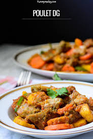 Cameroun Poulet Dg Chicken For Director General Recipe Tropical Food Recipes African Food International Recipes