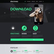 Mp3 Store Responsive Website Template 51999 Website Template Free Html Website Templates Responsive Website Template