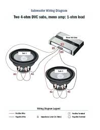 One dual voice coil speaker in parallel. 4 Ohm Dvc Wiring Diagram Ford Wiring Diagram Ignition Module Tp40 Schematics Source Tukune Jeanjaures37 Fr