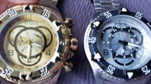 Invicta dc comics joker venom watch52mm 316l stainless steel case green/ purple316l stainless steel bracelet green/purplelimited edition 0627/4000model. Real Vs Fake Invicta Watches Youtube